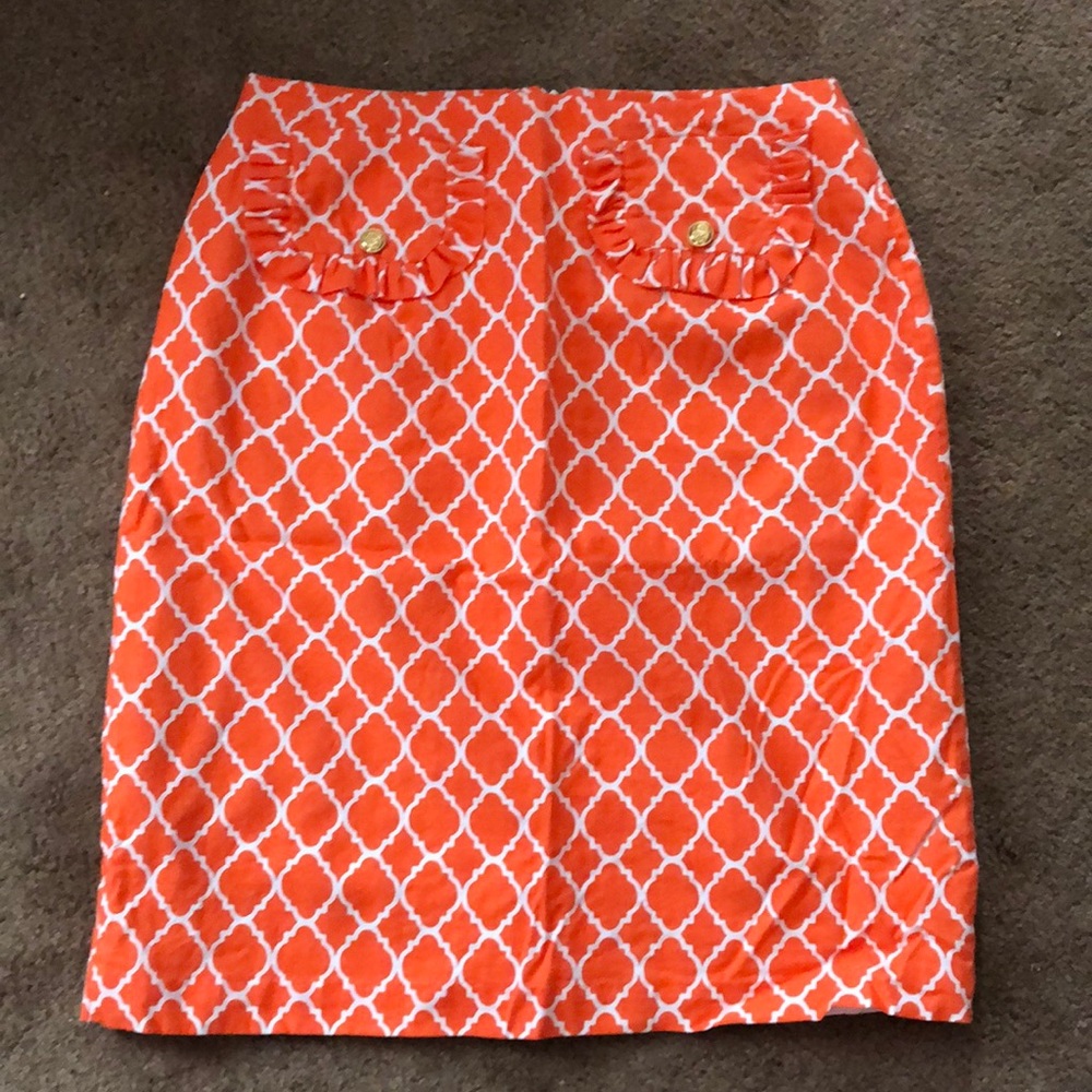 Grace Baker medium orange printed skirt